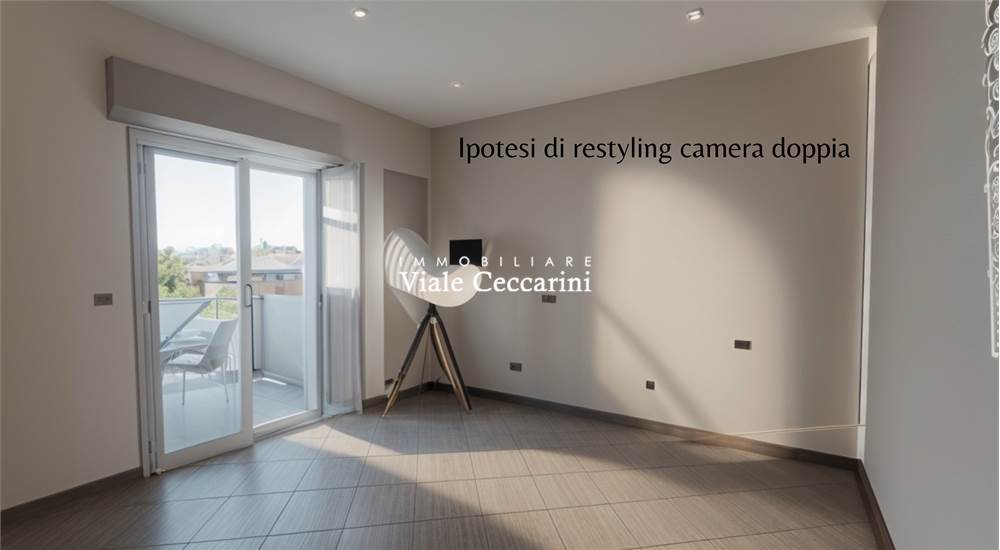 Render: ipotesi di restyling camera doppia