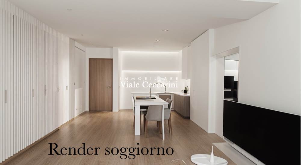Render soggiorno - ipotesi di restyling