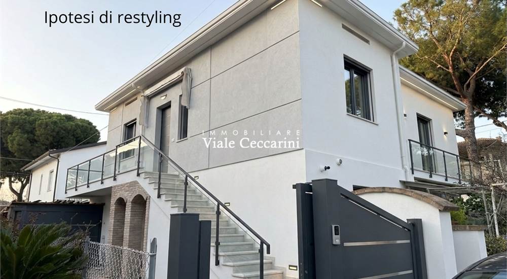 Render con ipotesi di restyling esterno