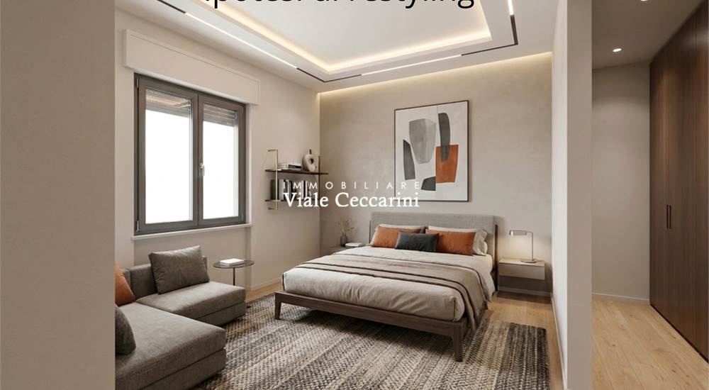 Render con ipotesi di restyling camera